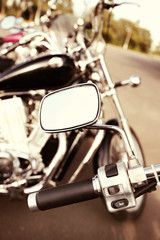 Motor bike detail, close-up