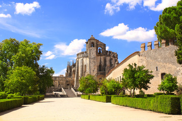 Fototapeta na wymiar Convent of Christ in Tomar, Portugal