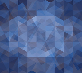 Fototapeta na wymiar Blue Triangle Abstract Background