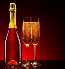 luxury champagne background