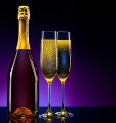 luxury champagne background