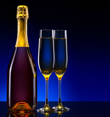 luxury champagne background