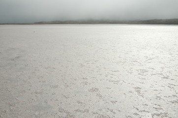 Nebelstimmung in der Salzpfanne der Lüderitz-Halbinsel