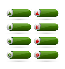 Simple Christmas buttons