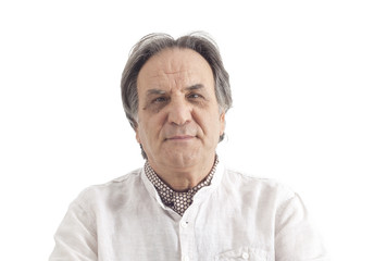 Businessman on white background