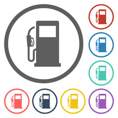 gas pump icon - 72298751