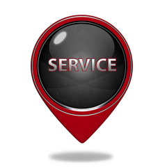 Fototapeta premium Service pointer icon on white background