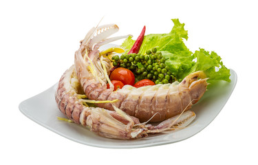 Boiled Spiny lobster