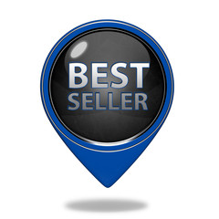 Best seller pointer icon on white background