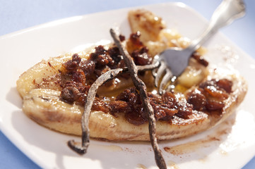 Roasted banana