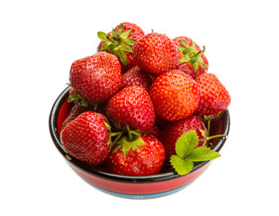 Strawberry in the bowl