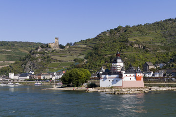 Zollburg Pfalzgrafenstein bei Kaub