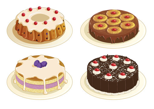 Cakes Series Set 1