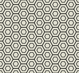 A seamless hexagonal vector pattern