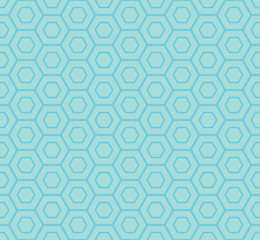 A seamless hexagonal vector pattern