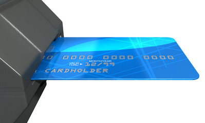 Credit Card In Payment Slot