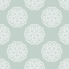 Orient Seamless Vector Pattern. Abstract Background