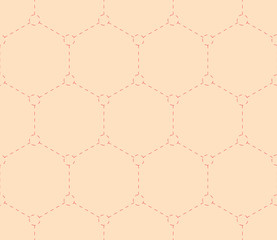 A hexagonal seamless vector background