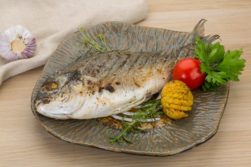 Grilled dorado