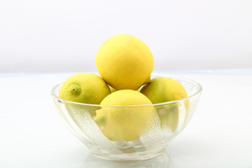 Fresh Lemons in a bowl