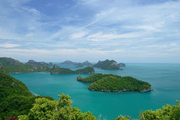 Angthong national marine park close to Koh Samui, Thailand