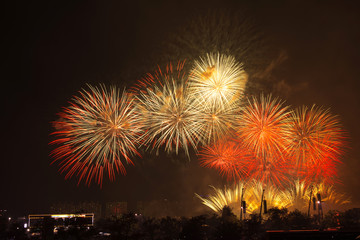 Obraz premium Firework display