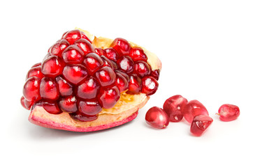 A piece of  a pomegranate