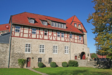 Fototapeta na wymiar Burg Warberg am Elm (Niedersachsen)