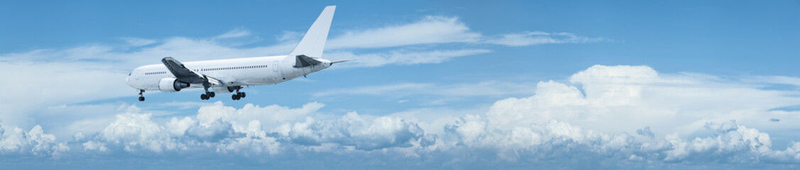 Fototapeta na wymiar Jet aircraft in flight
