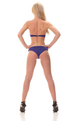 Backview of female wearing bikini