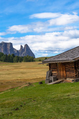 Hütte auf der Seiseralm