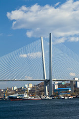 Obraz premium Big suspension bridge