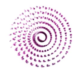 螺旋状に配置された板の背景