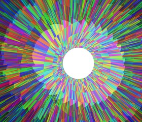 カラフルなトンネルの背景