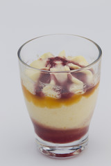 Ice cream in a glass