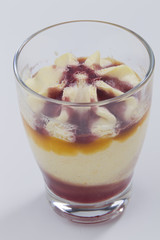 Ice cream in a glass