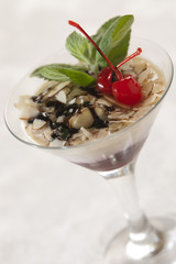 Dessert in a glass