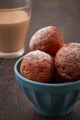 Small homemade doughnuts