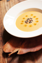 Pumpkin Yellow Creamy Soup