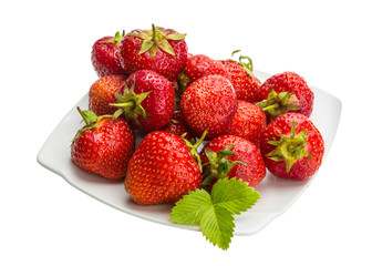 Strawberry in the bowl