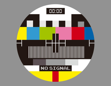 No TV Signal Monoscope