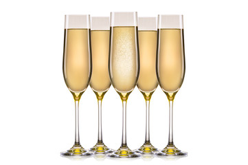 luxury glass of champagne