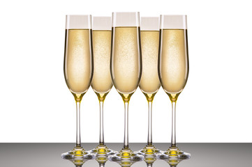 luxury glass of champagne