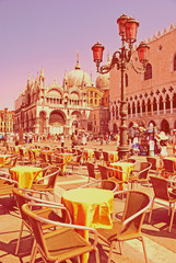Piazza San Marco with Campanile, Basilika San Marco and Doge Pal