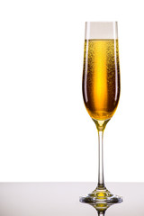 luxury glass of champagne