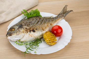 Grilled dorado