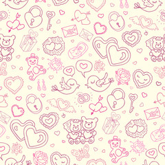 Seamless wedding patterns.