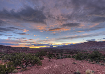 Sunset at Panorama Point Capitol Reef National Park
