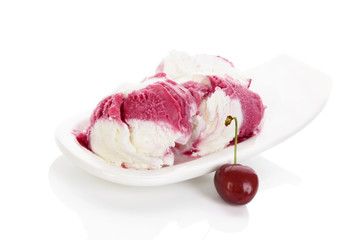 Cherry ice cream.