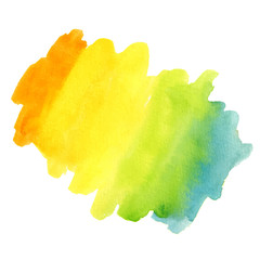 abstract watercolor rainbow gradient background